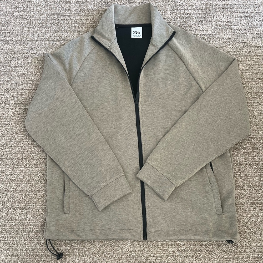 Zara Mens Front Zip Jacket